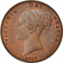 1 Penny 1841-1859, KM# 739, United Kingdom (Great Britain), Victoria