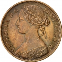 1 Penny 1860-1874, KM# 749, United Kingdom (Great Britain), Victoria