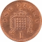1 Penny 1992-1997, KM# 935a, United Kingdom (Great Britain), Elizabeth II