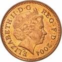 1 Penny 1999-2004, KM# 986a, United Kingdom (Great Britain), Elizabeth II