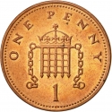 1 Penny 1999-2004, KM# 986a, United Kingdom (Great Britain), Elizabeth II