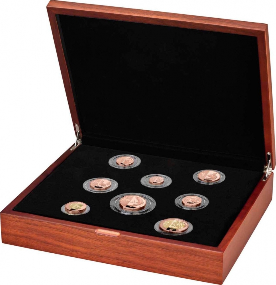 1 Penny 2023-2024, United Kingdom (Great Britain), Charles III, 2023: Proof coin set