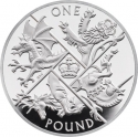 1 Pound 2016, KM# 1377a, United Kingdom (Great Britain), Elizabeth II, Last Round Pound