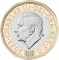 1 Pound 2023-2024, United Kingdom (Great Britain), Charles III, 2023: Tudor crown privy mark