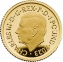 1 Pound 2023, United Kingdom (Great Britain), Charles III, Britannia
