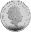1 Pound 2020, Sp# EJ1, United Kingdom (Great Britain), Elizabeth II, Music Legends, Elton John