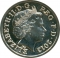 1 Pound 2013, KM# 1237, United Kingdom (Great Britain), Elizabeth II, Floral Emblems, English Oak and Rose