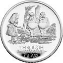 1 Pound 2021, Sp# AW2, United Kingdom (Great Britain), Elizabeth II, Treasury of Tales, Through the Looking-Glass