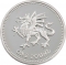 1 Pound 1995, KM# 969a, United Kingdom (Great Britain), Elizabeth II, Heraldic Emblems, Welsh Dragon