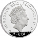 10 Pounds 2022, United Kingdom (Great Britain), Elizabeth II, British Monarchs Collection, George I