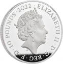 10 Pounds 2022, United Kingdom (Great Britain), Elizabeth II, British Monarchs Collection, Henry VII