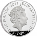 10 Pounds 2022, Sp# BMSC2, United Kingdom (Great Britain), Elizabeth II, British Monarchs Collection, James VI and I