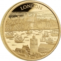 100 Pounds 2022, United Kingdom (Great Britain), Elizabeth II, City Views, London