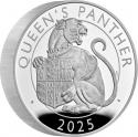 10 Pounds 2025, United Kingdom (Great Britain), Charles III, Royal Tudor Beasts, Queen’s Panther