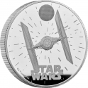 10 Pounds 2024, United Kingdom (Great Britain), Charles III, 40th Anniversary of the Star Wars, TIE Fighter