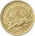 10 Pounds 2018, United Kingdom (Great Britain), Elizabeth II, Chinese Zodiac, Year of the Dog
