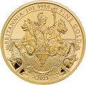 100 Pounds 2023, United Kingdom (Great Britain), Charles III, Britannia