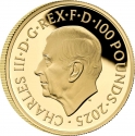 100 Pounds 2025, United Kingdom (Great Britain), Charles III, Britannia
