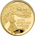 100 Pounds 2021, Sp# AW13, United Kingdom (Great Britain), Elizabeth II, Treasury of Tales, Alice's Adventures In Wonderland