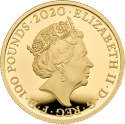 100 Pounds 2020, United Kingdom (Great Britain), Elizabeth II, Music Legends, David Bowie