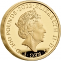 100 Pounds 2022, Sp# BMGA1, United Kingdom (Great Britain), Elizabeth II, British Monarchs Collection, Henry VII