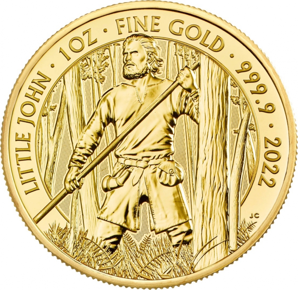100 Pounds 2022, Sp# RH9, United Kingdom (Great Britain), Elizabeth II, Myths and Legends, Little John