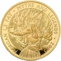 100 Pounds 2023, United Kingdom (Great Britain), Charles III, Myths and Legends, Morgan le Fay