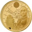 100 Pounds 2023, United Kingdom (Great Britain), Charles III, 40th Anniversary of the Star Wars, R2-D2 and C-3PO