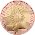 2 Pounds 2019, Sp# K58, United Kingdom (Great Britain), Elizabeth II, 250th Anniversary of Captain James Cook's Voyage of Discovery, 1769 Transit of Venus Observed from Tahiti