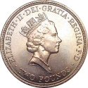 2 Pounds 1995, KM# 971, United Kingdom (Great Britain), Elizabeth II, 50th Anniversary of the United Nations