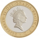 2 Pounds 1997, KM# 976, United Kingdom (Great Britain), Elizabeth II