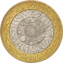 2 Pounds 1998-2015, KM# 994, United Kingdom (Great Britain), Elizabeth II