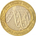 2 Pounds 2003, KM# 1037, United Kingdom (Great Britain), Elizabeth II, 50th Anniversary of the Discovery of DNA