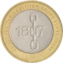 2 Pounds 2007, KM# 1075, United Kingdom (Great Britain), Elizabeth II, 200th Anniversary of the Abolition of the Slave Trade in the British Empire