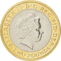 2 Pounds 2013, KM# 1241, United Kingdom (Great Britain), Elizabeth II, 350th Anniversary of Golden Guinea