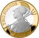 2 Pounds 2015-2022, KM# 1348a, United Kingdom (Great Britain), Elizabeth II