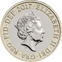 2 Pounds 2017, Sp# K45, United Kingdom (Great Britain), Elizabeth II, 200th Anniversary of Death of Jane Austen