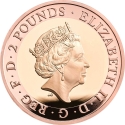 2 Pounds 2021, Sp# K63, United Kingdom (Great Britain), Elizabeth II, 75th Anniversary of Death of H. G. Wells