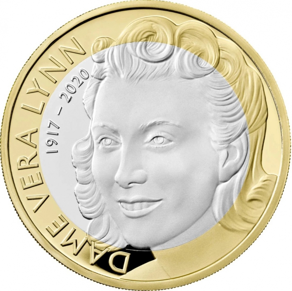 2 Pounds 2022, United Kingdom (Great Britain), Elizabeth II, Dame Vera Lynn
