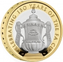 2 Pounds 2022, Sp# K66, United Kingdom (Great Britain), Elizabeth II, 150th Anniversary of the FA Cup