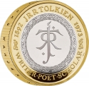 2 Pounds 2023, United Kingdom (Great Britain), Charles III, J. R. R. Tolkien