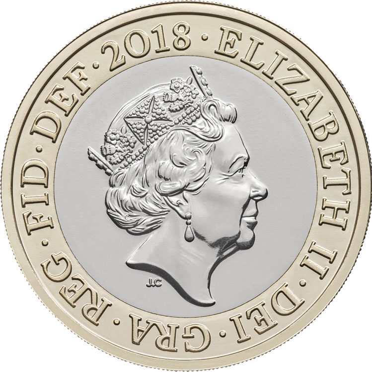2 Pounds 2018, KM# 1561, United Kingdom (Great Britain), Elizabeth II, 100th Anniversary of the First World War, Armistice of 11 November 1918