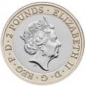 2 Pounds 2020, Sp# K62, United Kingdom (Great Britain), Elizabeth II, 250th Anniversary of Captain James Cook's Voyage of Discovery, Captain Cook’s Exploration of Australasia