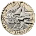 2 Pounds 2020, Sp# K62, United Kingdom (Great Britain), Elizabeth II, 250th Anniversary of Captain James Cook's Voyage of Discovery, Captain Cook’s Exploration of Australasia