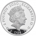 2 Pounds 2020, Sp# DB2, United Kingdom (Great Britain), Elizabeth II, Music Legends, David Bowie
