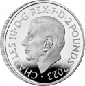 2 Pounds 2023, United Kingdom (Great Britain), Charles III, British Monarchs Collection, George II