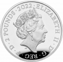 2 Pounds 2022, United Kingdom (Great Britain), Elizabeth II, British Monarchs Collection, Henry VII