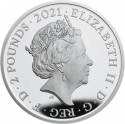 2 Pounds 2021, Sp# MM6, United Kingdom (Great Britain), Elizabeth II, 50th Anniversary of the Mr. Men & Little Miss, Little Miss Sunshine