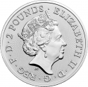 2 Pounds 2022, Sp# RH3, United Kingdom (Great Britain), Elizabeth II, Myths and Legends, Little John