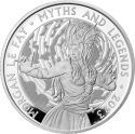 2 Pounds 2023, United Kingdom (Great Britain), Charles III, Myths and Legends, Morgan le Fay